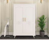Ecluvin White 2 Door Wardrobe