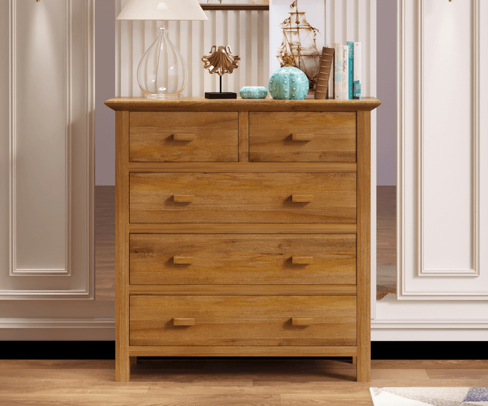 Elidora Solid Wood Chest of Drawers