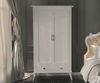 Eluxin Luxury White 2 Door Wardrobe
