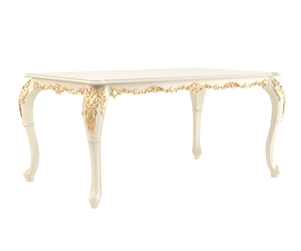 Exquisite Solid Wood Luxury Dining Set