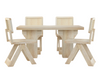 Felvian Solid Wood Dining Table Set