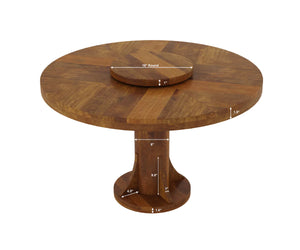 Fexoria 6 Seater Round Dining Table
