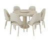 Fexoria Round Dining Table and Chairs for 6