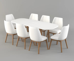 Frostvale Extendable Dining Table Set