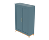 Glissorise Modern 2 Door Wardrobe