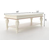 Grandeur Rectangle Solid Wood Coffee Table