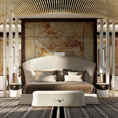 Grace Upholstered Bed With Box Storage