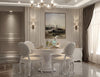 Azylo Luxury Solid Wood Round Dining Set
