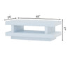 Incometra Solid Wood White Coffee Table