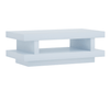 Incometra Solid Wood White Coffee Table