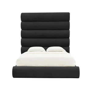 Aspen Upholstered Bed in Black Colour With Box Storage