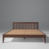 Luxy Low  Sheesham Wood Bed In Light Rosewood Without Box Storage