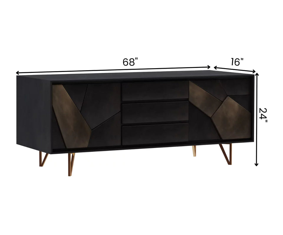 Minimalist Marvels Solid Wood TV Unit