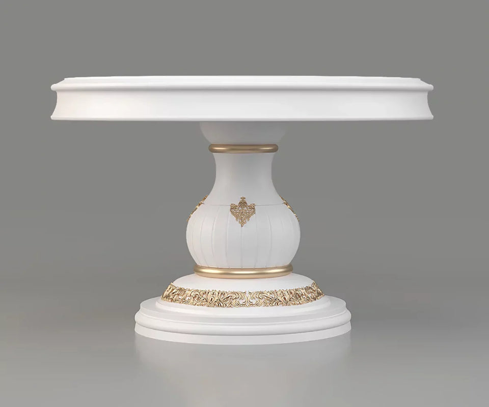 Nyxor Luxury Solid Wood Round Dining Table