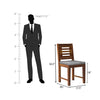 Orbital Sheesham Wood Dining Table Set (6 seater) In Light Honey