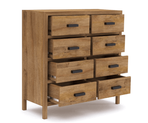 Orion Solid Wood 8 Drawer Chest