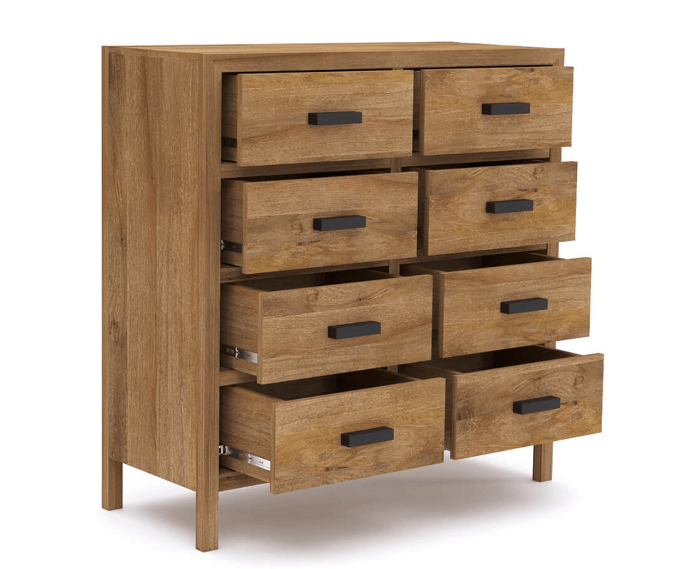 Orion Solid Wood 8 Drawer Chest
