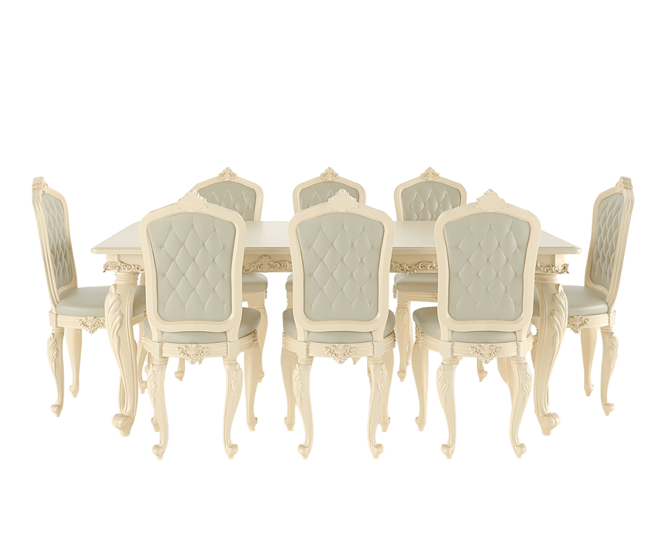 Oxfordian Odyssey Luxury Dining Table Set