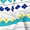 Wakeup INDIA StyleNest Geometric Premium Cotton Queen Size Bedsheet with Two Pillow cover