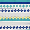 Wakeup INDIA StyleNest Geometric Premium Cotton Queen Size Bedsheet with Two Pillow cover