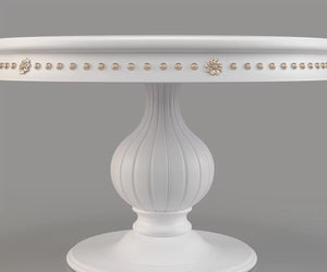 Ryvox Luxury Solid Wood Round Dining Table