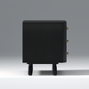 Reba Mango Wood Sideboard In Black Color with 3 Drawer