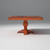 Bottura Sheesham Wood Dining Table 4 Seater In Reddish Rosewood