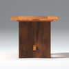 Pepin Mango Wood Dining Table In Walnut Color with 6 Seating