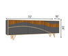 Soho Splendor Solid Wood 3 Door TV Unit