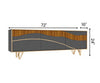 Soho Splendor Solid Wood 3 Door TV Unit