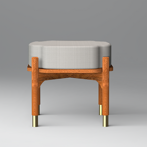 Barblend Coffee Table in Light Honey Colour With Stool