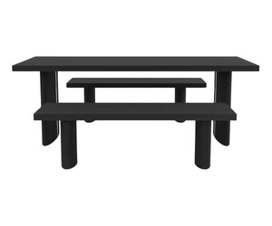 Tarkon Dining Table with Bench Set