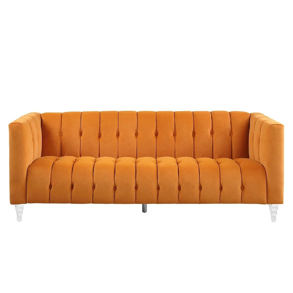Modish 3 Seater Sofa in Orange colour
