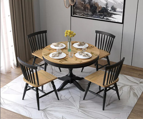 Trivex Round Extendable Dining Set