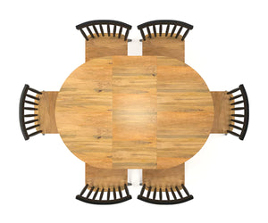 Trivex Round Extendable Dining Set