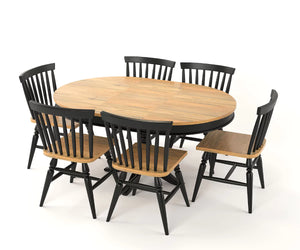Trivex Round Extendable Dining Set