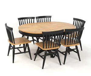 Trivex Round Extendable Dining Set