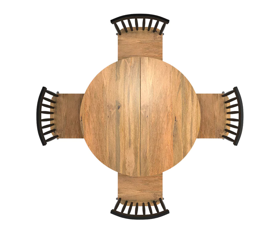 Trivex Round Extendable Dining Set