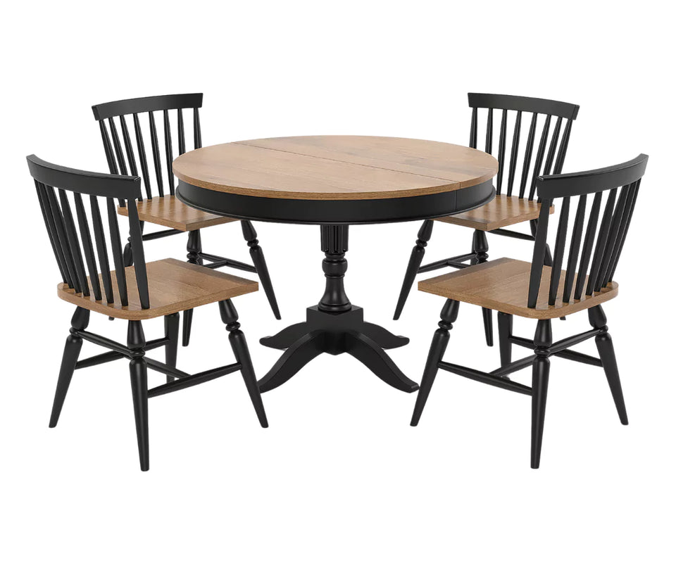 Trivex Round Extendable Dining Set