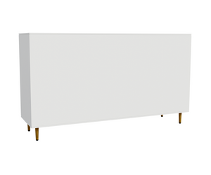 Snug Solid Wood White Sideboard Cabinet