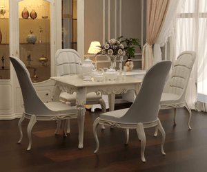 Vexal Solid Wood Luxury Dining Set