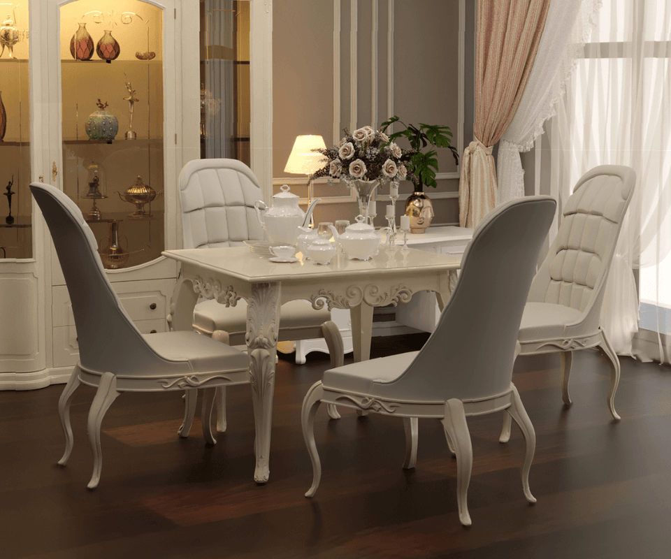 Vexal Solid Wood Luxury Dining Set