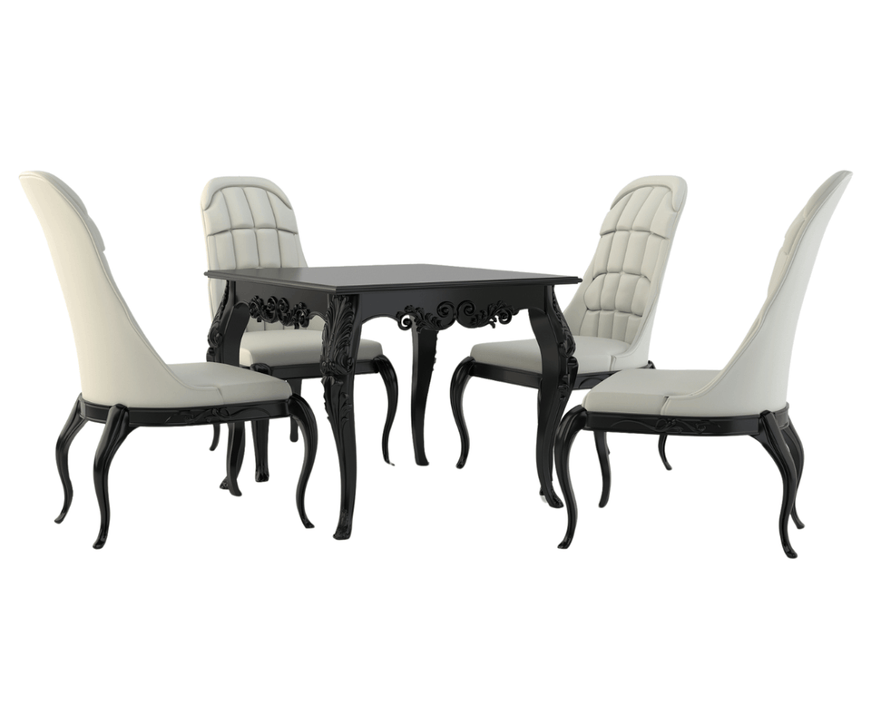 Vexal Solid Wood Luxury Dining Set