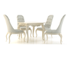Vexal Solid Wood Luxury Dining Set