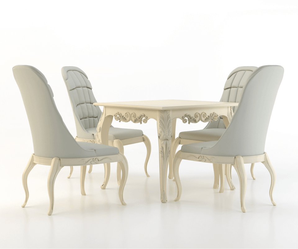 Vexal Solid Wood Luxury Dining Set