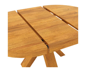 Viston Round Extendable Dining Table Set- 4 to 6 Seater