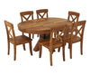 Viston Round Extendable Dining Table Set- 4 to 6 Seater