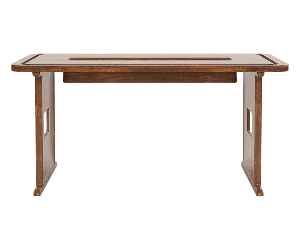 Vornax Wooden Dining Table- 6 Seater