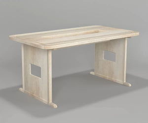 Vornax Wooden Dining Table- 6 Seater
