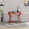 Dolce Sheesham Wood Console In Light Reddish Honey color